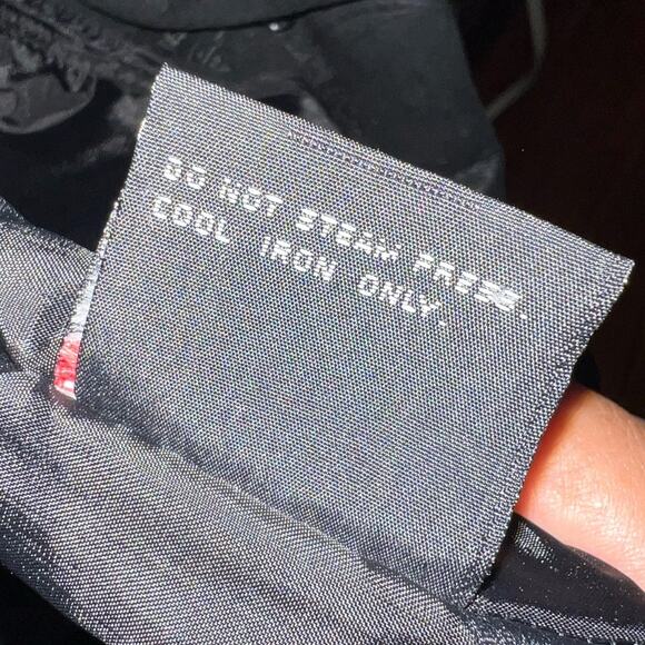 Vintage 80s/90s Wilsons Leather Maxi Trench Coat Embossed Paisley Braid Trim - Picture 11 of 17